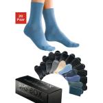 Basicsocken GO IN "mit Baumwolle und Komfortbund, ohne drückende Naht" blau (6 x blau, 1 beige, grau, anthrazit, 11 schwarz) Damen Socken Homewear