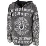 Graue Ethno Guru-Shop Goa Wintermode mit Mandala-Motiv für Herren Größe L für den für den Winter 
