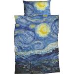 Blaue Van Gogh Bettwäsche Sets & Bettwäsche Garnituren aus Baumwolle 155x220 
