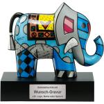 Goebel Porzellan-Figur mit Gravur, Romero Britto Great India 2 - 20,5cm, personalisiert
