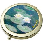 Goebel Taschenspiegel »Seerosen am Abend, Claude Monet, 67060471«, goldfarben