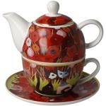 Reduzierte Bunte Tee Sets & Teekannen Sets aus Porzellan 