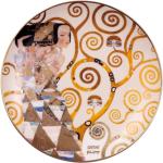 Goldene Gustav Klimt Wandteller 