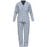 Bunte Karo Götzburg Pyjamas lang aus Baumwolle trocknergeeignet für Herren Größe 3 XL 