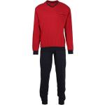 Rote Herrenschlafanzüge & Herrenpyjamas Größe 4 XL 