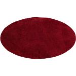Rote Unifarbene Gözze Rio Runde Runde Badteppiche 110 cm aus Kunstfaser schnelltrocknend 