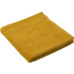 Senfgelbe Unifarbene Gözze Handtücher Sets strukturiert aus Baumwolle trocknergeeignet 