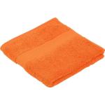 Reduzierte Orange Unifarbene Moderne Gözze New York Handtücher Sets strukturiert aus Frottee 50x100 2-teilig 