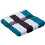 Blaue Gestreifte Gözze New York Handtücher Sets strukturiert aus Baumwolle trocknergeeignet 
