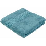 Pastellblaue Unifarbene Gözze Bio Handtücher Sets aus Frottee trocknergeeignet 