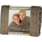 Braune Gözze Kuscheldecken & Wohndecken aus Textil 150x200 