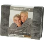 Graue Gözze Kuscheldecken & Wohndecken aus Textil 150x200 