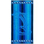 Reduzierte Blaue Motiv Gözze Strandlaken mit Delfinmotiv aus Baumwolle maschinenwaschbar 90x180 