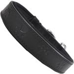 Schwarze Hundelederhalsbänder aus Leder 