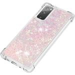 Pinke Samsung Galaxy S20 FE Hüllen Art: Bumper Cases mit Glitzer aus Silikon stoßfest 