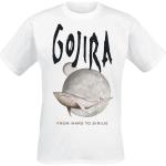 Gojira T-Shirt - Whale From Mars - S bis XXL - für Männer - Größe S - weiß - Lizenziertes Merchandise