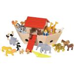 Reduzierte 30 cm Goki Arche Noah Spielzeugfiguren aus Holz für 3 - 5 Jahre 