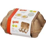 goki Eier in Eierschachtel, 6 Stück