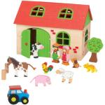 Goki Bauernhof Puppenhäuser 13-teilig für 3 - 5 Jahre 