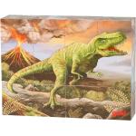 12 Teile Dinosaurier Würfelpuzzles mit Dinosauriermotiv für Jungen 