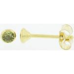 Goldene Juwelier Harnisch Peridot  Ohrringe mit Peridot 