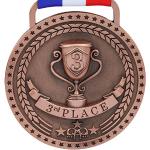 Gold Silber Bronze Medaillen für 1., 2. 3. Platz A