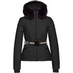 Goldbergh - Isolierende Skijacke - Hida Faux Fur Black für Damen - Größe 36 HO - schwarz