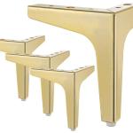 Goldene Möbelfüße aus Metall Breite 0-50cm, Höhe 0-50cm, Tiefe 0-50cm 