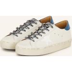 Weiße GOLDEN GOOSE High Top Sneaker & Sneaker Boots aus Leder für Damen Größe 36 