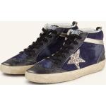 Blaue Sterne GOLDEN GOOSE Mid Star High Top Sneaker & Sneaker Boots aus Glattleder für Damen Größe 39 