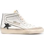 Weiße Elegante GOLDEN GOOSE Slide High Top Sneaker & Sneaker Boots aus Leder für Herren Größe 40 