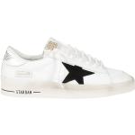 Weiße Sterne GOLDEN GOOSE Runde Low Sneaker mit Schnürsenkel aus Leder für Herren Größe 42 mit Absatzhöhe 3cm bis 5cm 
