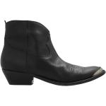Reduzierte Schwarze GOLDEN GOOSE Ankle Boots & Klassische Stiefeletten mit Reißverschluss aus Leder für Damen Größe 37 