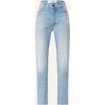 Reduzierte Hellblaue Goldgarn Denim Wide Leg Jeans & Relaxed Fit Jeans aus Baumwolle für Damen Größe S 
