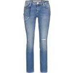 Goldgarn Denim Damen Jeans ROSENGARTEN Straight Fit, stoned blue, Gr. 30