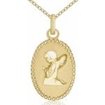 Silberne Goldketten aus Gold 9 Karat mit Diamant für Damen zum Muttertag 