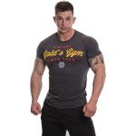 Golds Gym Vintage T-Shirt , Gold's Gym U.S.A , T Shirt, Farbe charcoal marl