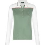 Bunte Bestickte Langärmelige Atmungsaktive Golfino Bio Langarm-Poloshirts für Damen Größe M für den für den Winter 