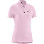Pinke Kurzärmelige Kurzarm-Poloshirts für Damen Größe S 