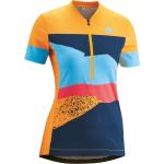 Gonso Susec Übergrösse Colorblock-Orange, Damen Kurzarm-Shirts, Größe 48 - Farbe Neon Carrot %SALE 35%