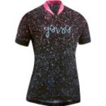 Gonso Viso Übergrösse Schwarz, Damen Kurzarm-Shirts, Größe 50 - Farbe Black - Phlox Pink %SALE 40%