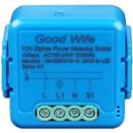 Good Wife Zigbee Switch mit elektrischem Verbrauchsmessgerät, Mini-Modul 16A/3500W, kompatibel mit Amazon Alexa/Google Home, Fernbedienung Smart Life Tuya App, 220V/110V (1)