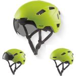 GOOFF Pilot S-Pedelec Helm - Schutz für schnelle E-Bike Fahrten – Fahrradhelm mit Visier und Licht – NTA 8776-zertifizierter Zweirat Helm für Damen und Herren - Velo Helm (Fluoreszierendes Gelb, M)