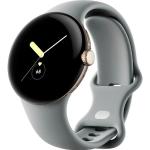 Schwarze Smartwatches aus Leder mit Kompass mit LTE mit Höhenmesser mit Lederarmband 