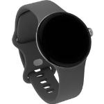Anthrazitfarbene 5 Bar wasserdichte Armbanduhren aus Edelstahl mit 24-Stunden-Anzeige mit GPS mit Bluetooth 