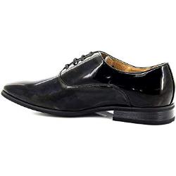 Goor Abend,Uniform,Oxford Schuhe aus Lackleder für Herren Schwarz(11)