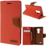 Orange LG G4 Cases Art: Flip Cases aus Leder 