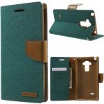 Grüne LG G4 Stylus Cases Art: Flip Cases aus Leder 