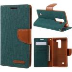 Grüne LG Magna Cases Art: Flip Cases aus Leder 