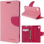 Pinke Sony Xperia M4 Aqua Cases Art: Flip Cases aus Leder 